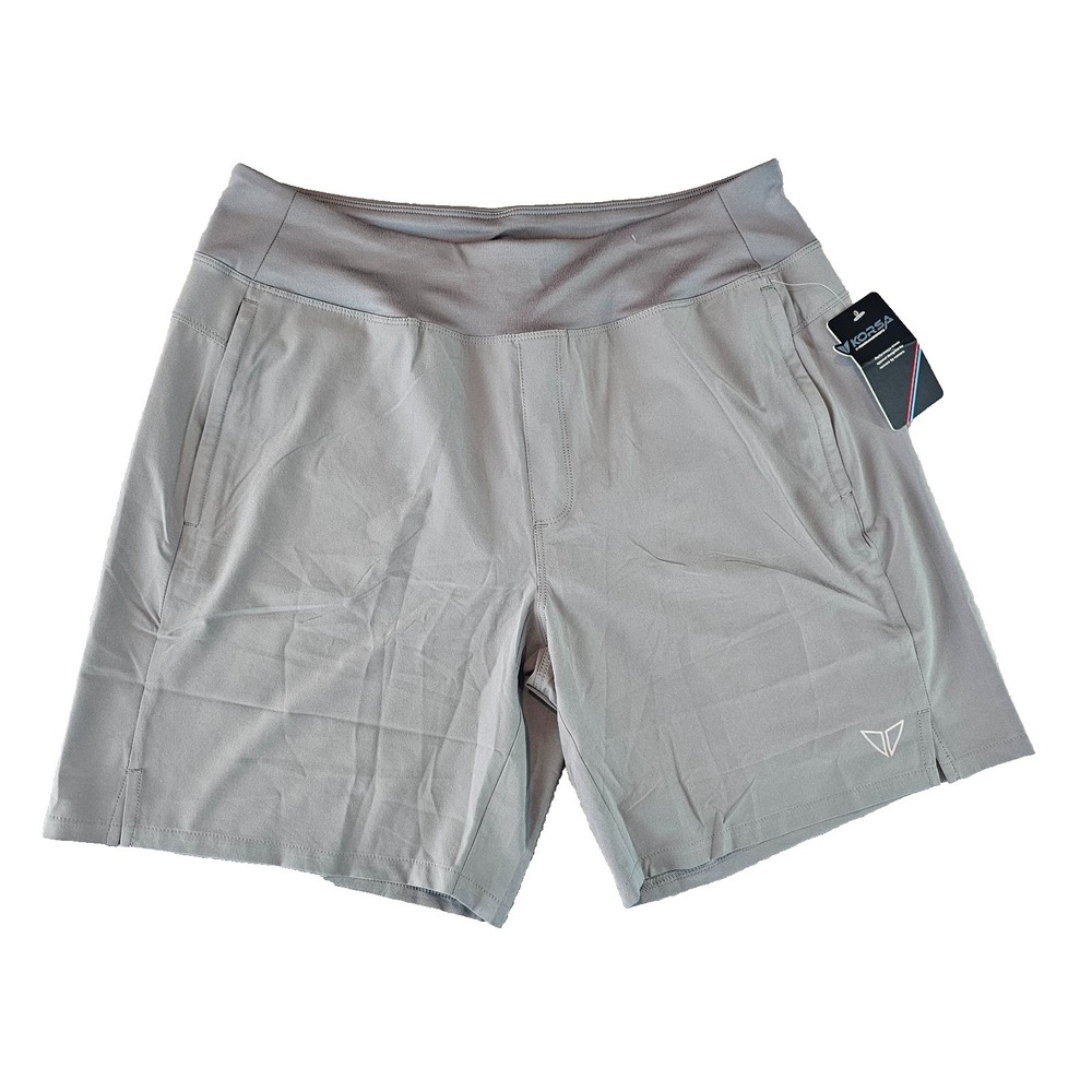 KORSA Women's Cruise 7" Shorts Medium Walking Activewear Steel Gray NWT